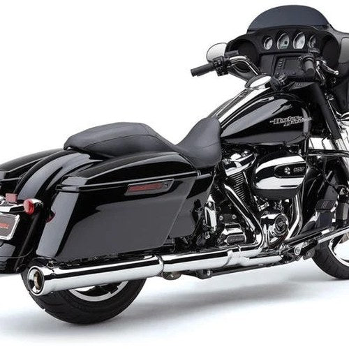 Cobra Neighbor Hater Slip-On Mufflers Chrome Harley M8 Touring 2017-2023