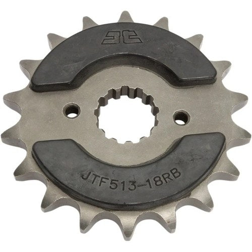 JT Front Rubber Cushioned Sprocket 18T 530 #JTF513.18RB for Suzuki
