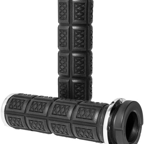 Kuryakyn Enygma Grips Throttle-By-Wire Chrome Part #10035-1