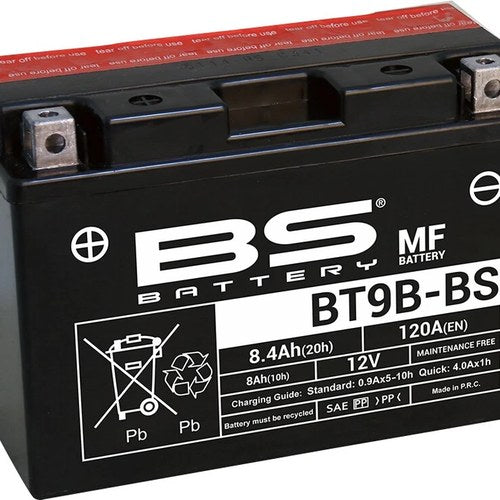 BS Battery Maintenance Free Battery BT9B-BS for Yamaha Majesty 2005-2010/2012