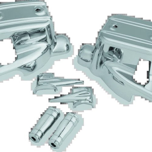 Kuryakyn Brake & Clutch Control Covers Chrome for Harley Davidson Touring Models