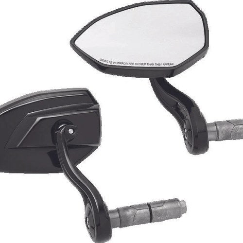 Kuryakyn Phantom Bar End Mirror Gloss Black for Motorcycles