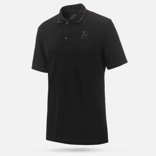 Akrapovic Corpo For Polo Black Men’s Xxxl Classic Cotton-Polyester Polo Shirt