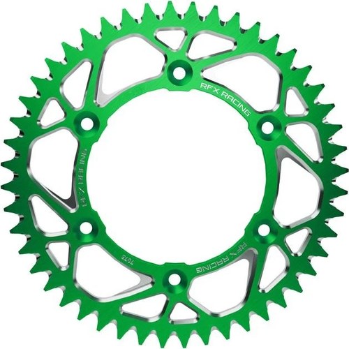 Rfx Aluminum Rear Sprocket 48T Green Fxrs 26-48 99GN for Kawasaki KX65 2000-2026