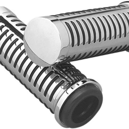 PU Chrome Grips with Insert 7/8"