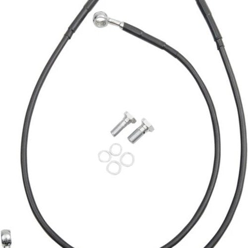 DS Vinyl Brake Line Kit ABS Front Upper/Lower +6" Harley Fxdb Street Bob 12-16