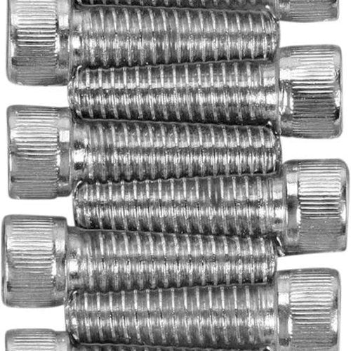 Drag Specialties Lifter Block Bolt Kit Knurled Chrome #173551 Harley Davidson