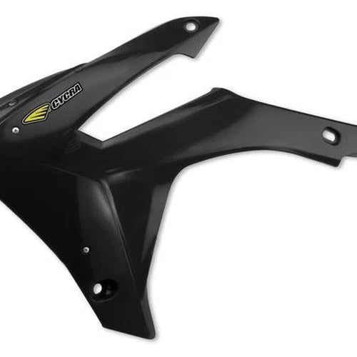 Cycra Extended Edge Powerflow Radiator Shrouds Black fits Honda Crf 250/CRF 450
