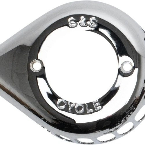 S&S Replacement Teardrop Cover for S&S Stealth Air Cleaner Kit Chrome 170-0687
