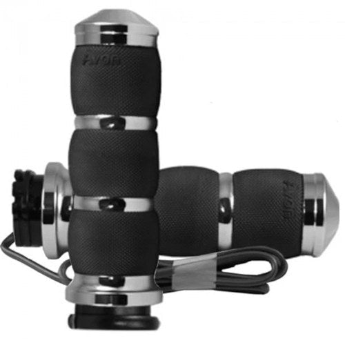 Avon Air Cushioned Heated Grips for Tbw Chrome Harley Davidson Road Glide