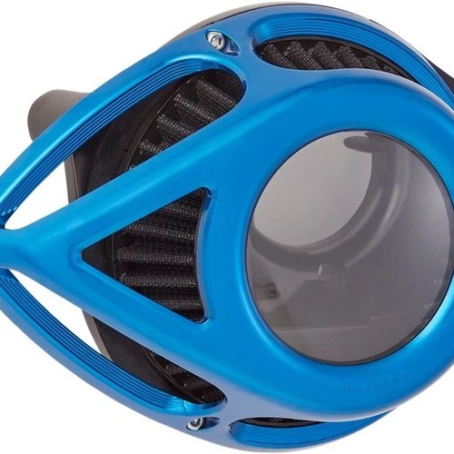 Arlen Ness Clear Tear Air Cleaner Kit Blue #18-911 Harley Davidson