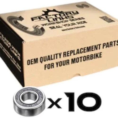 Factory-Links Workshop Series 62/28 2RS Wheel Bearings 10-Pack