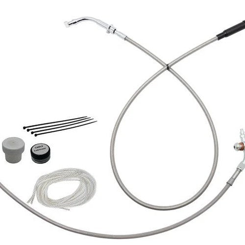 Fat Baggers EZ Install Cable Kit for 14" Ape Bars Stainless/Chrome #149914-C