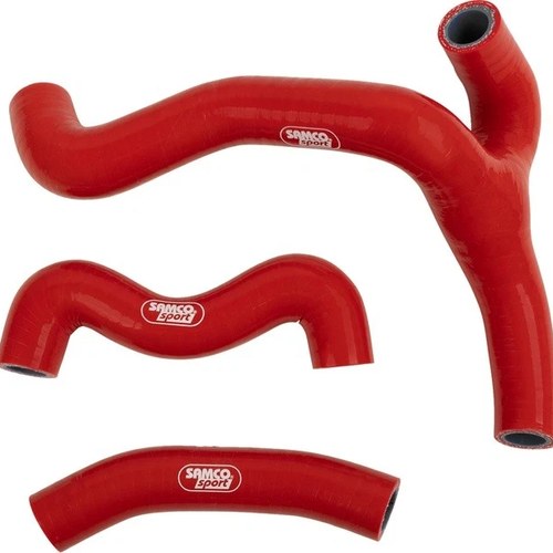 Moose Radiator Hose Kit Red #287050 Husqvarna/KTM/Gas TC 50/50 SX/MC 50