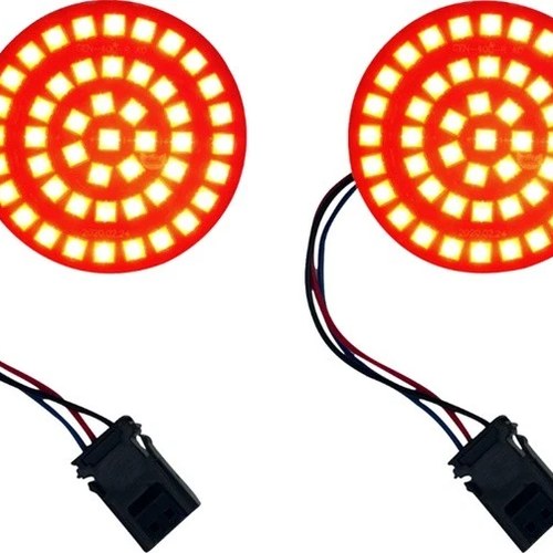 Custom Dynamics Genesis 4 LED Rear Turn Signals Red GEN-4-R-25ST Harley Davidson