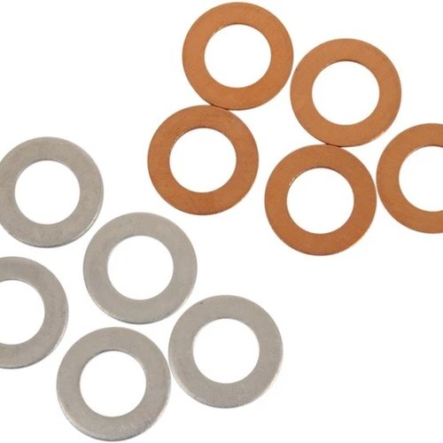 Bolt Motorcycle Hardware Crush Washers M10 x 18mm 10-Pack
