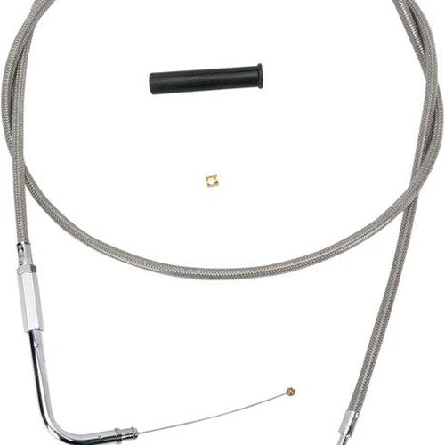 DS Braided Alternate Length Throttle Cable 54" #211709 Harley Davidson