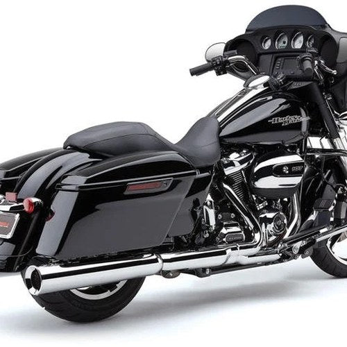 Cobra PowrFlo 4-1/2" Slip-On Mufflers Chrome #6214 Harley Davidson