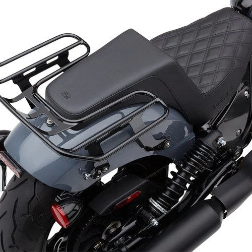 Cobra Big-A Step-Up Seat Detachable Wrap-Around Luggage Rack Black Indian Chief
