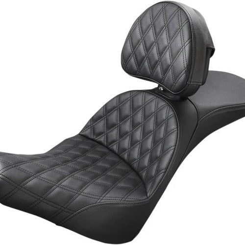 Saddlemen Explorer LS Seat With Backrest #283691 Harley Davidson Softail