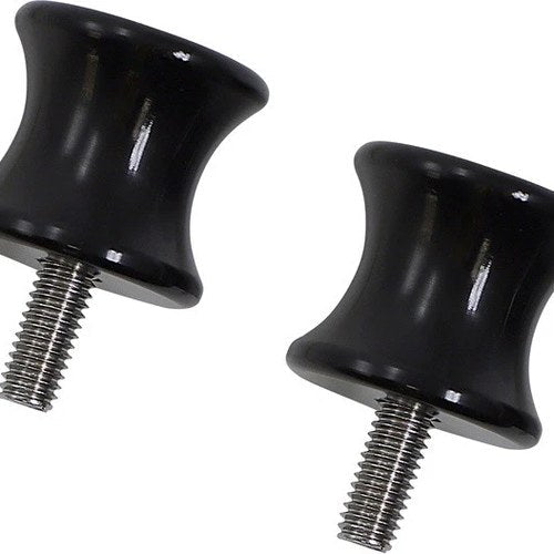 Vortex 6mm Swingarm Spools Black #SP601K fits Yamaha YZF-R6/YZF-R1/YZF-R6S