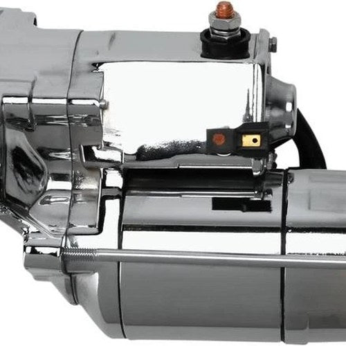 Terry Components 1.6kW Starter Motor Polished/Chrome #774094 Harley Davidson