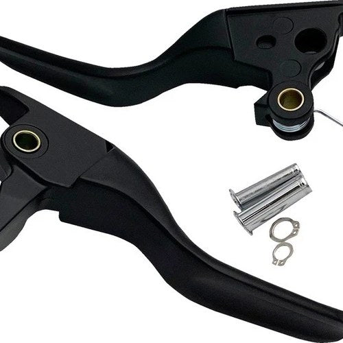 Drag Specialties Short Lever Set Black #275845 Harley Davidson