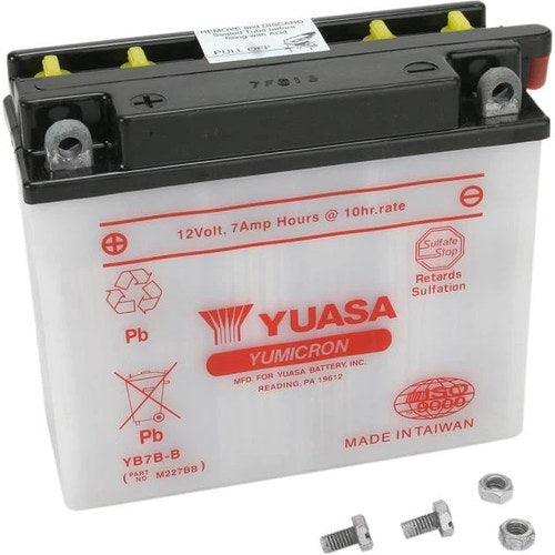 Yuasa YuMicron Battery YB7B-B fits Yamaha TT-R225 1999-2005