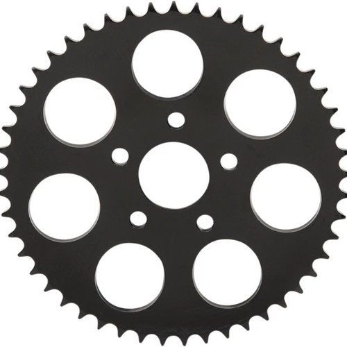 Drag Specialties Dished Offset Rear Sprocket 530 49T Gloss Black Harley Davidson