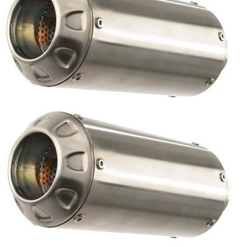 Hotbodies Mgp Slip-On Mufflers SS for Kawasaki Z1000 14-17