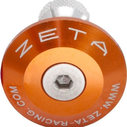 Zeta Bar End Plugs Orange 35mm