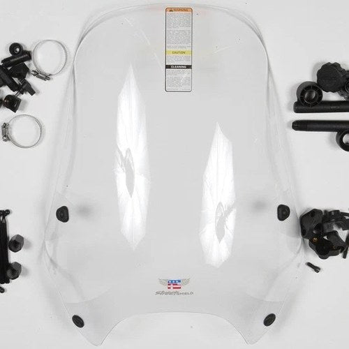 National Cycle Street Screen with Quickset Mount 7/8" Clear