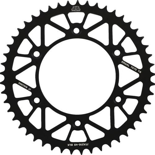 JT Racelite Aluminum Rear Sprocket 49T Black #JTA210.49BLK for Honda/Beta