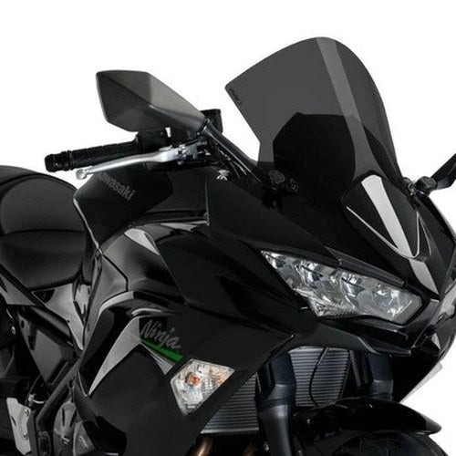 Puig R-Racer Screen Dark Smoke 3880F for Kawasaki