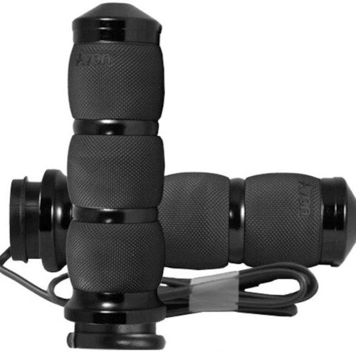 Avon Air Cushioned Heated Grips for Tbw Black Harley Davidson Road Glide