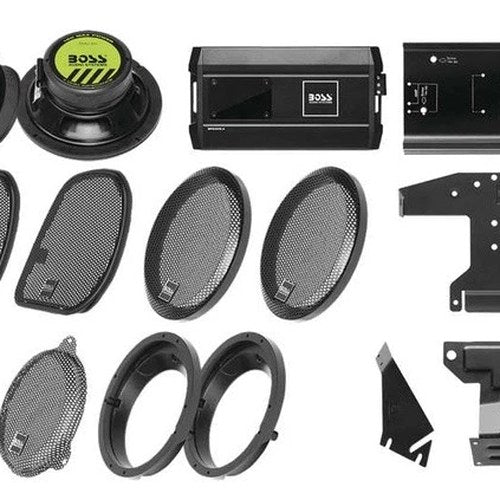 Boss Audio Front Audio System with Amplifier 6.5" 600W #BHD3F Harley Davidson