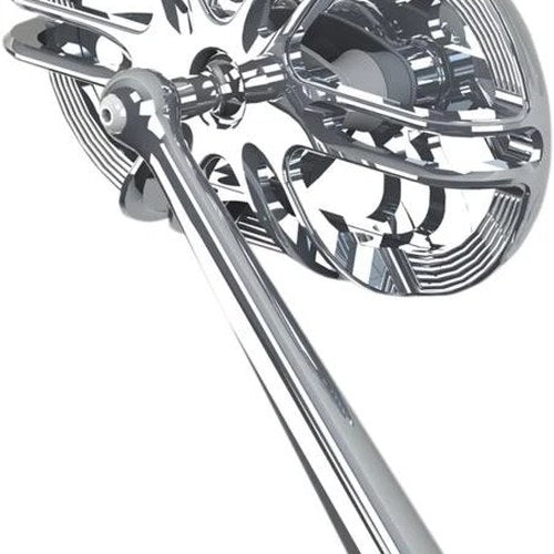 Arlen Ness Cages Series Mirror Deep Cut Right Chrome