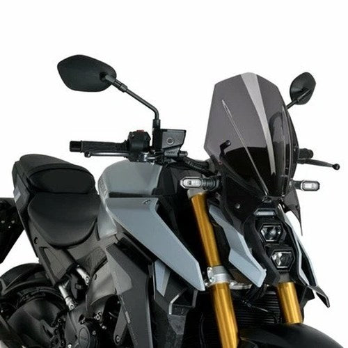 Puig Naked New Generation Touring Windscreen Dark Smoke for Suzuki GSXS1000 2022