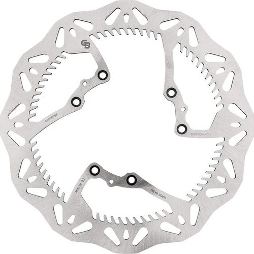 GBrakes Solid Wave Brake Rotor 270mm Front Silver #GBD9029X for Honda