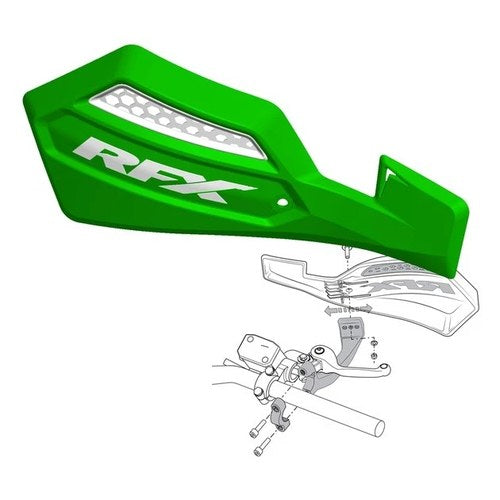 Rfx Race Series Handguards Green