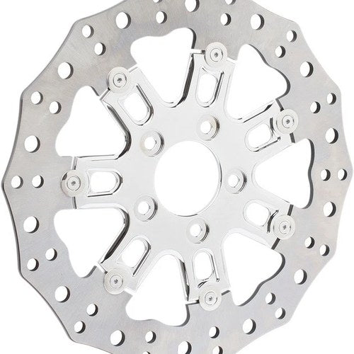 Arlen Ness 7-Valve Floating Brake Rotor 11.8" Front Chrome #33-10302-202