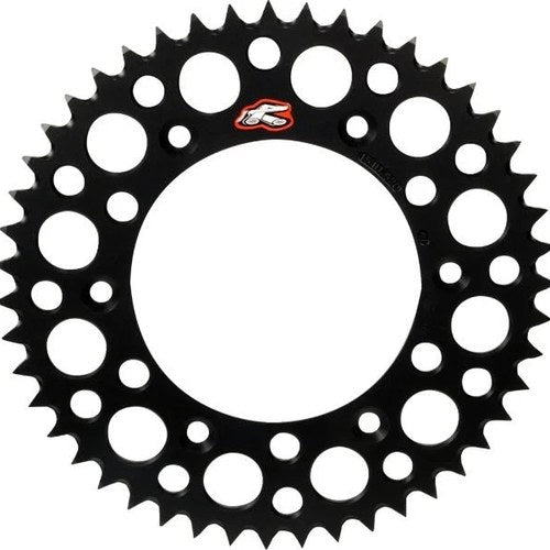 Renthal 428 Ultralight Aluminum Rear Sprocket 48T Black #441U-428-48GPBK