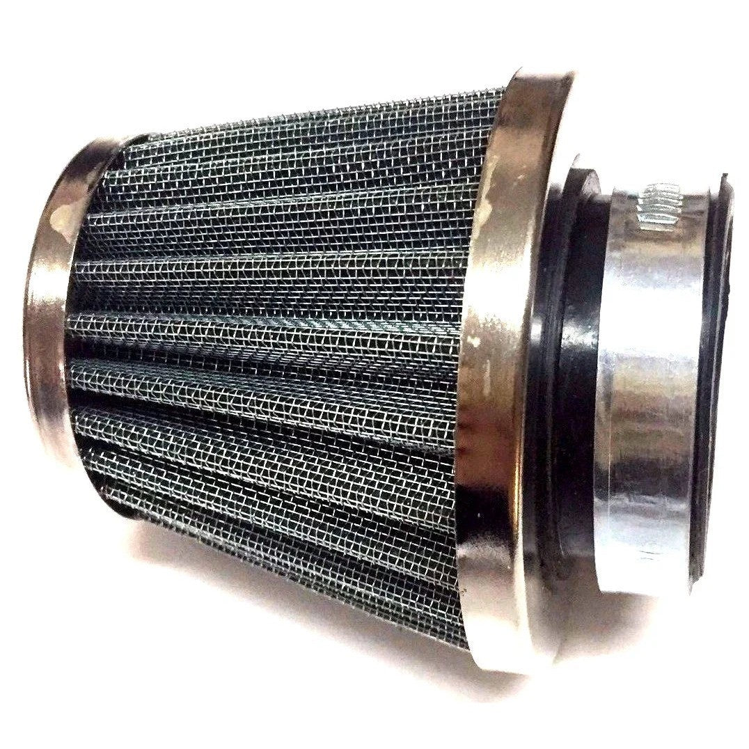 New 35MM Chrome Air Filter For Honda CRF50 CRF70 Coolster QG Yamaha Dirt Bike