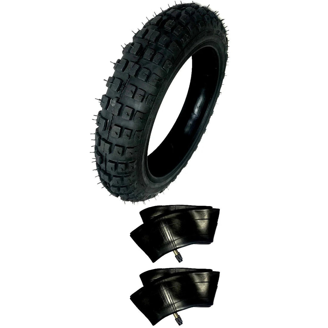 1) Tire And 2) Tubes 2.50-10 2.50X10 Straight For Honda AERO50 AERO-50 Aero 50CC