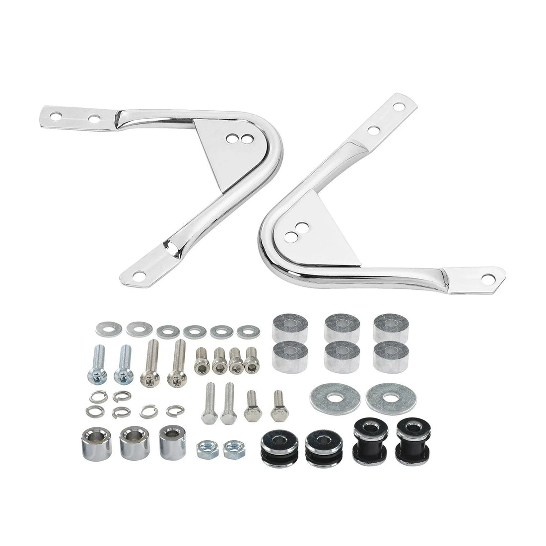 Detachable 2-Up Luggage Rack Docking Hardware Kit Fit For 97-08 Harley Touring