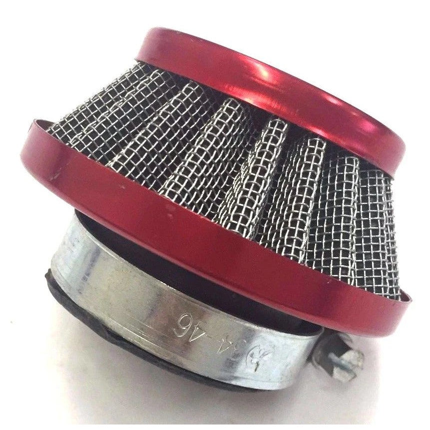 44MM Performance Racing Air Filter Cat Eye Pocket Bike X1 X2 X7 33CC 43CC 49CC