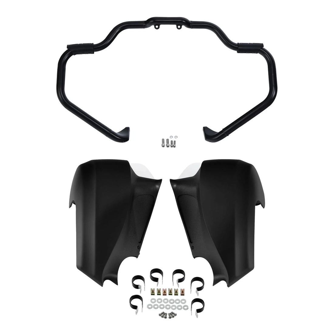 Mustache Engine Guard & Lower Vented Fairings Fit For Indian Chieftain 14-2018