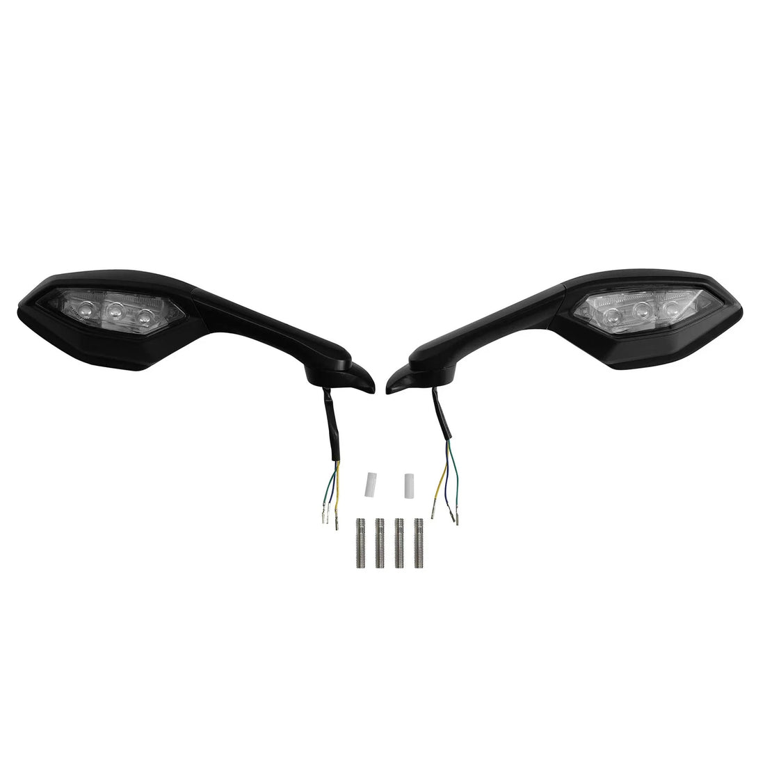 Rear View Mirror LED Turn Signals Fit For Yamaha YZFR1 YZF-R1 15-25 Yzf R6 17-22