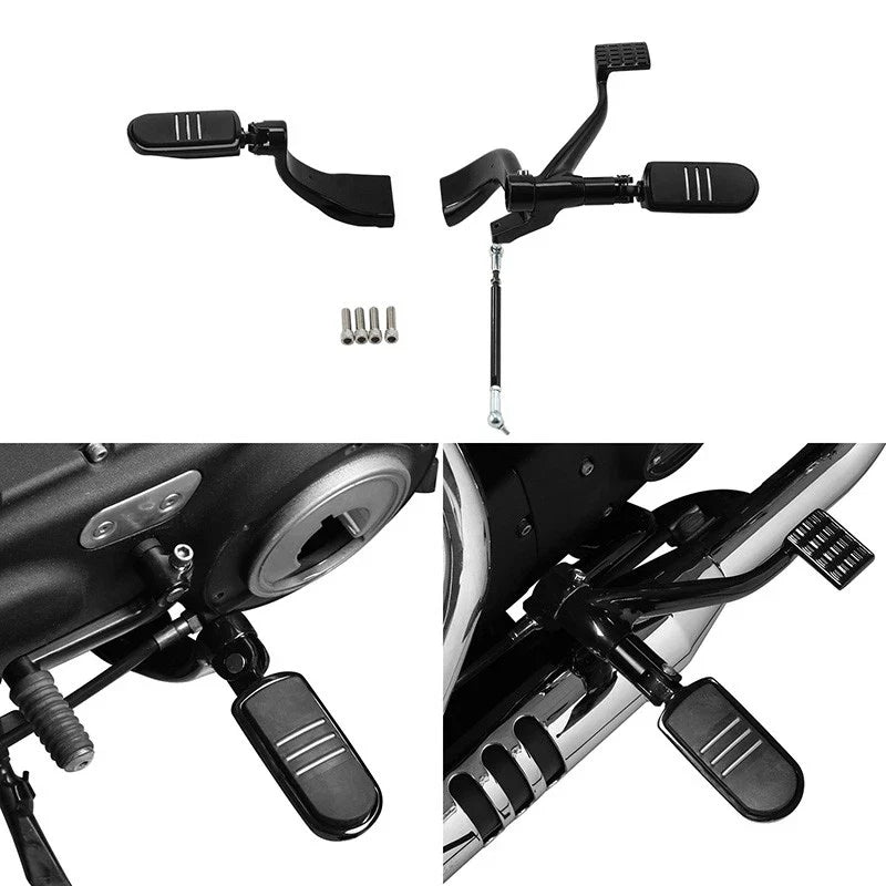 Mid Forward Control FootPeg Levers Fit For Harley Sportster 883 1200 48 72 04-13