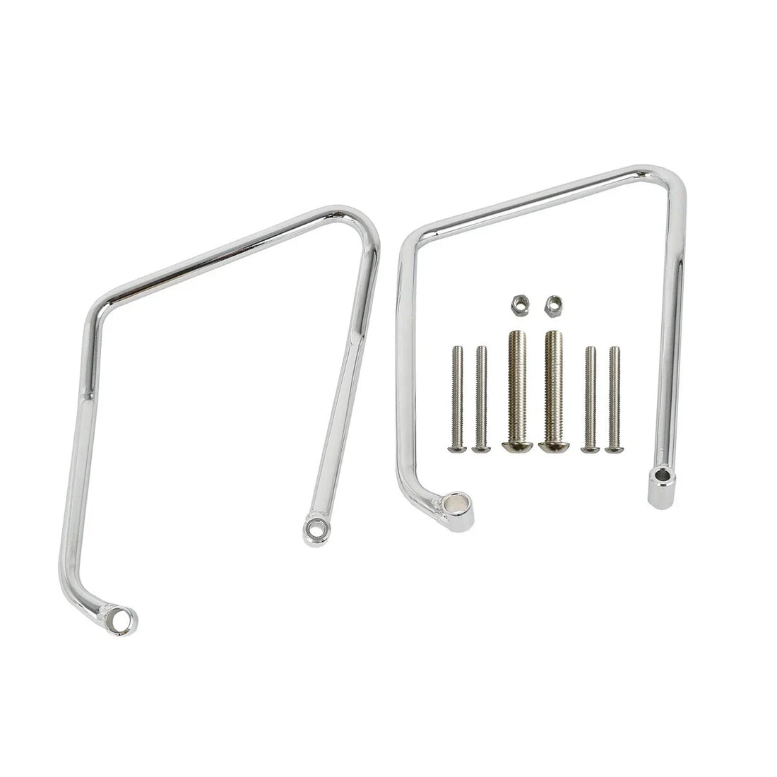 Saddlebag Support Brackets Chrome For Harley Sportster XL 883 1200 2004-2016 15